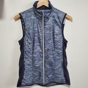 ICEBREAKER MerinoLOFT Helix Puffer Vest Fraser Peaks Merino Wool Women's Medium